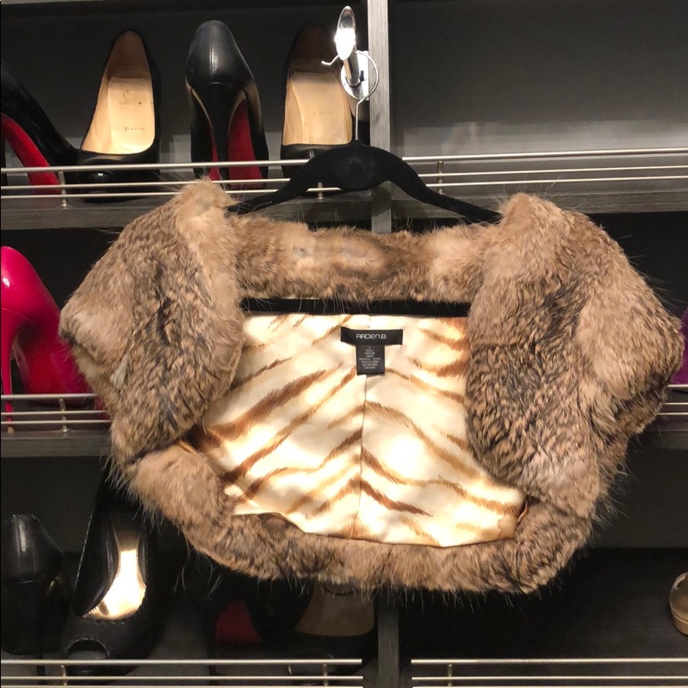 Real Fur Gorgeous 100% Arden B Rabbit Fur Bolero